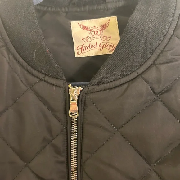 Faded Glory Black Quilted Jacket - Picture 4 of 4
